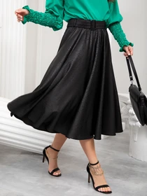 Юбки ISSA Plus модель 13217_black Фото