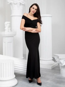 Платья ISSA Plus модель 13186_black Фото