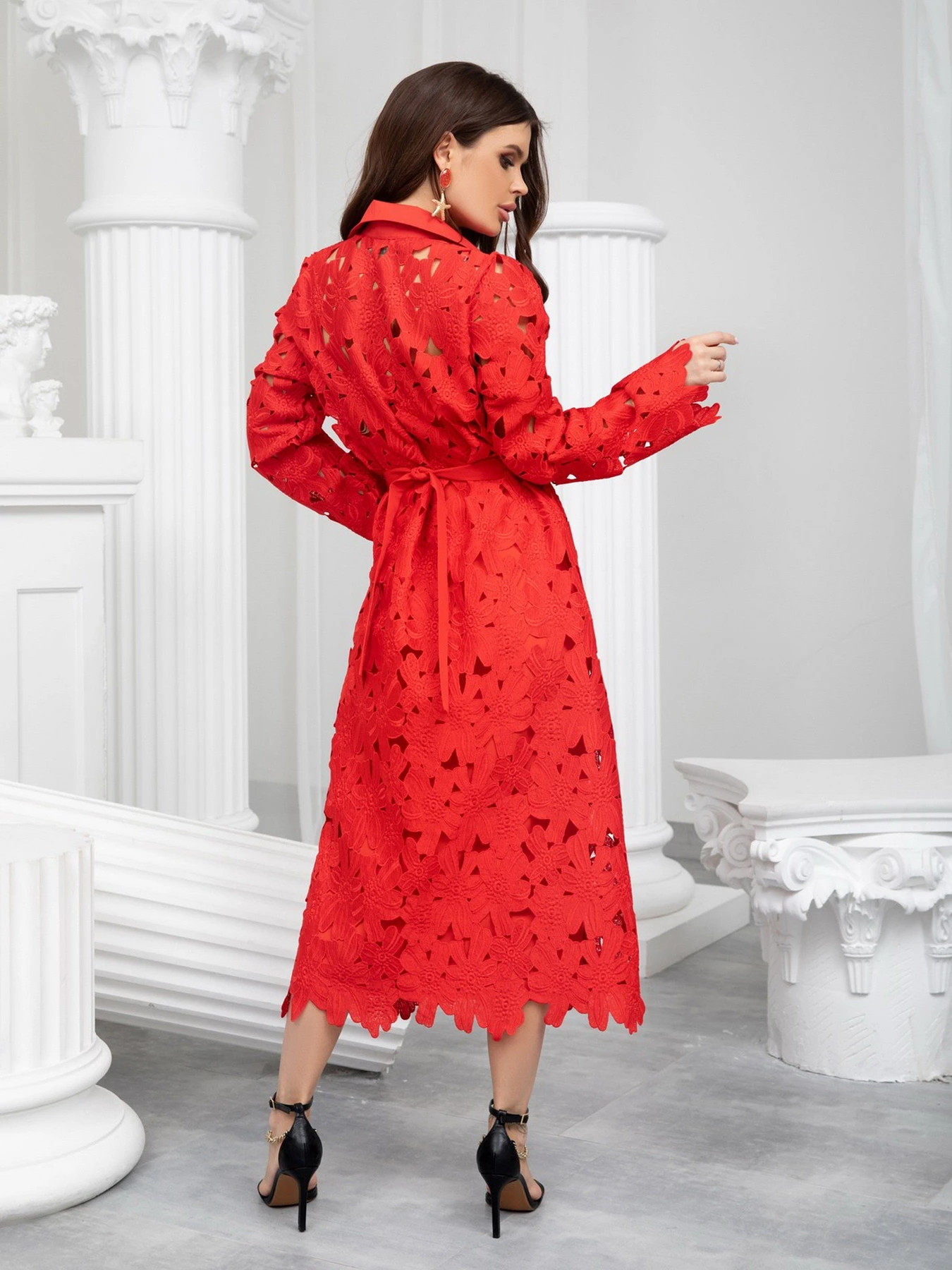 Сукні ISSA Plus модель 13204_red Фото
