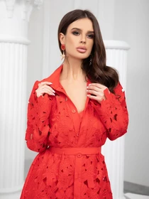 Сукні ISSA Plus модель 13204_red Фото