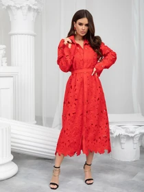 Сукні ISSA Plus модель 13204_red Фото