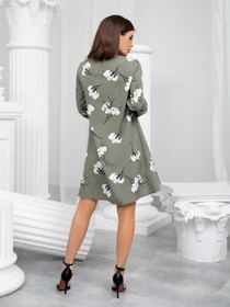 Платья ISSA Plus модель 13207_khaki Фото
