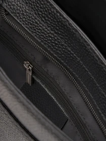 Сумки Borsa Leather модель K18910bl-black Фото
