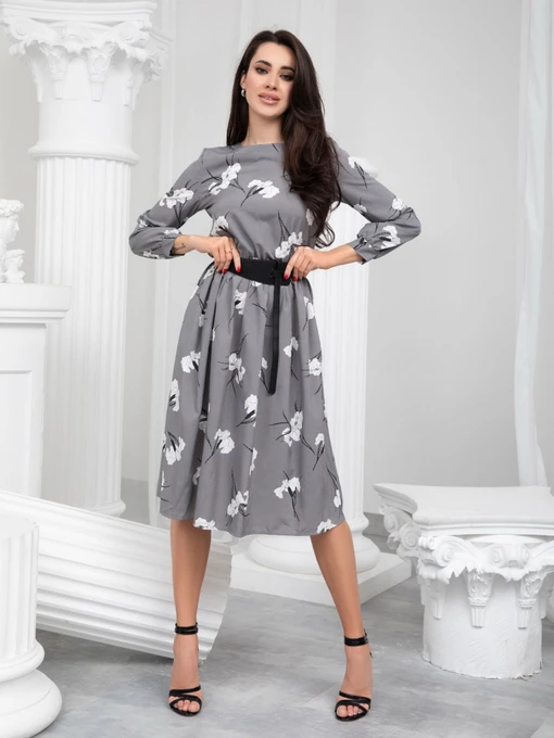 Сукні ISSA Plus модель 13233_grey Фото