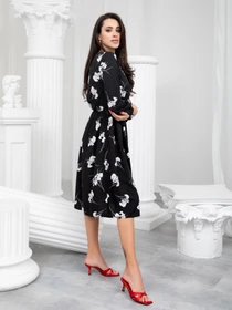 Платья ISSA Plus модель 13233_black Фото