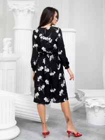 Платья ISSA Plus модель 13233_black Фото