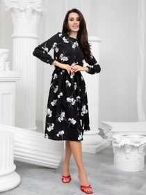 Платья ISSA Plus модель 13233_black Фото