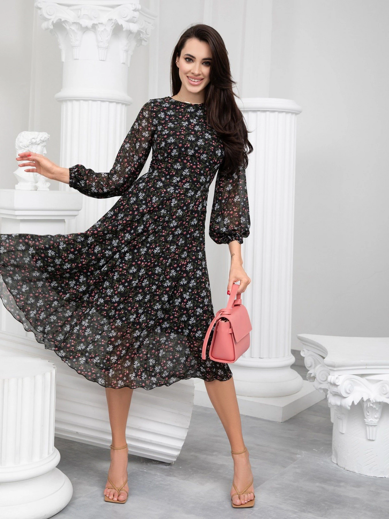Платья ISSA Plus модель 13235_multicolor Платья ISSA Plus модель 13235_multicolor Фото