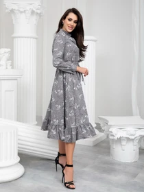 Платья ISSA Plus модель 13237_grey Фото