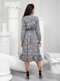 Платья ISSA Plus модель 13237_grey Фото