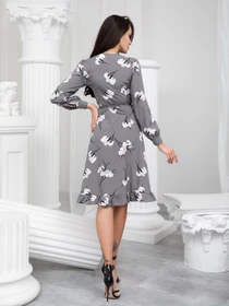 Сукні ISSA Plus модель SA-389_grey Фото