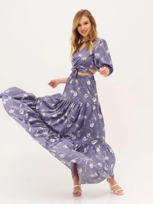 Костюми ISSA Plus модель 13329_blue Фото