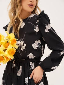 Платья ISSA Plus модель 13299_black Фото
