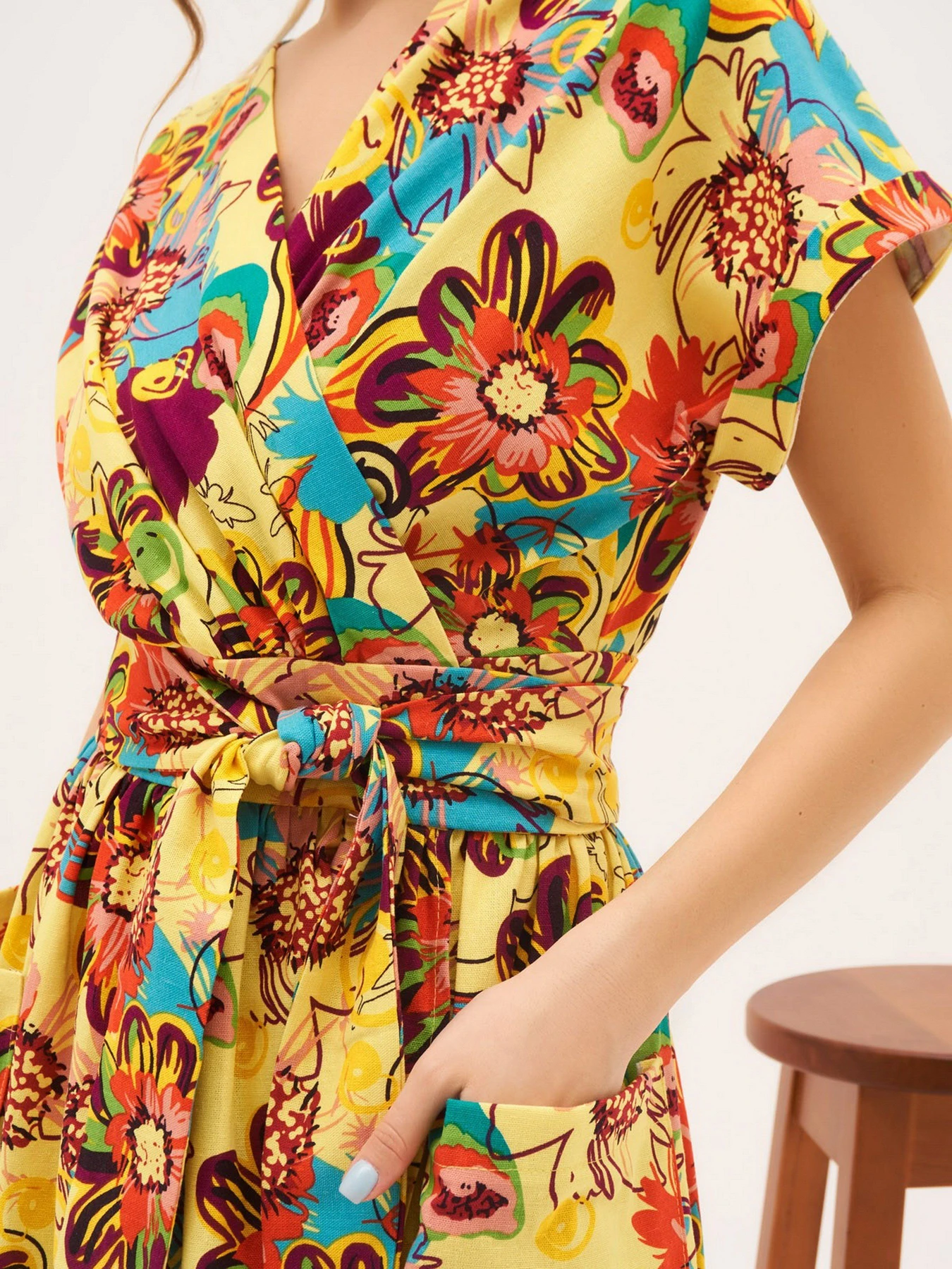 Сукні ISSA Plus модель 13302_multicolor Фото