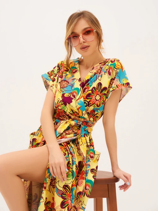 Сукні ISSA Plus модель 13302_multicolor Фото