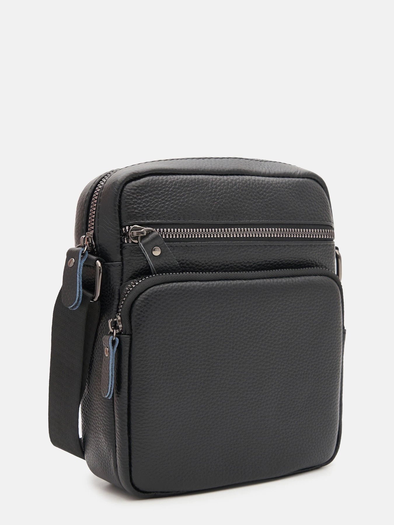 Сумки Borsa Leather модель K18822bl-black Фото