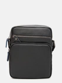 Сумки Borsa Leather модель K18822bl-black Фото