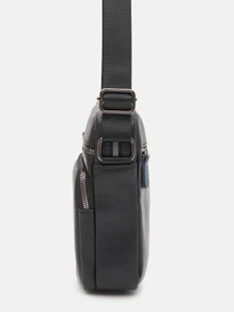 Сумки Borsa Leather модель K18822bl-black Фото