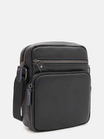 Сумки Borsa Leather модель K18822bl-black Фото