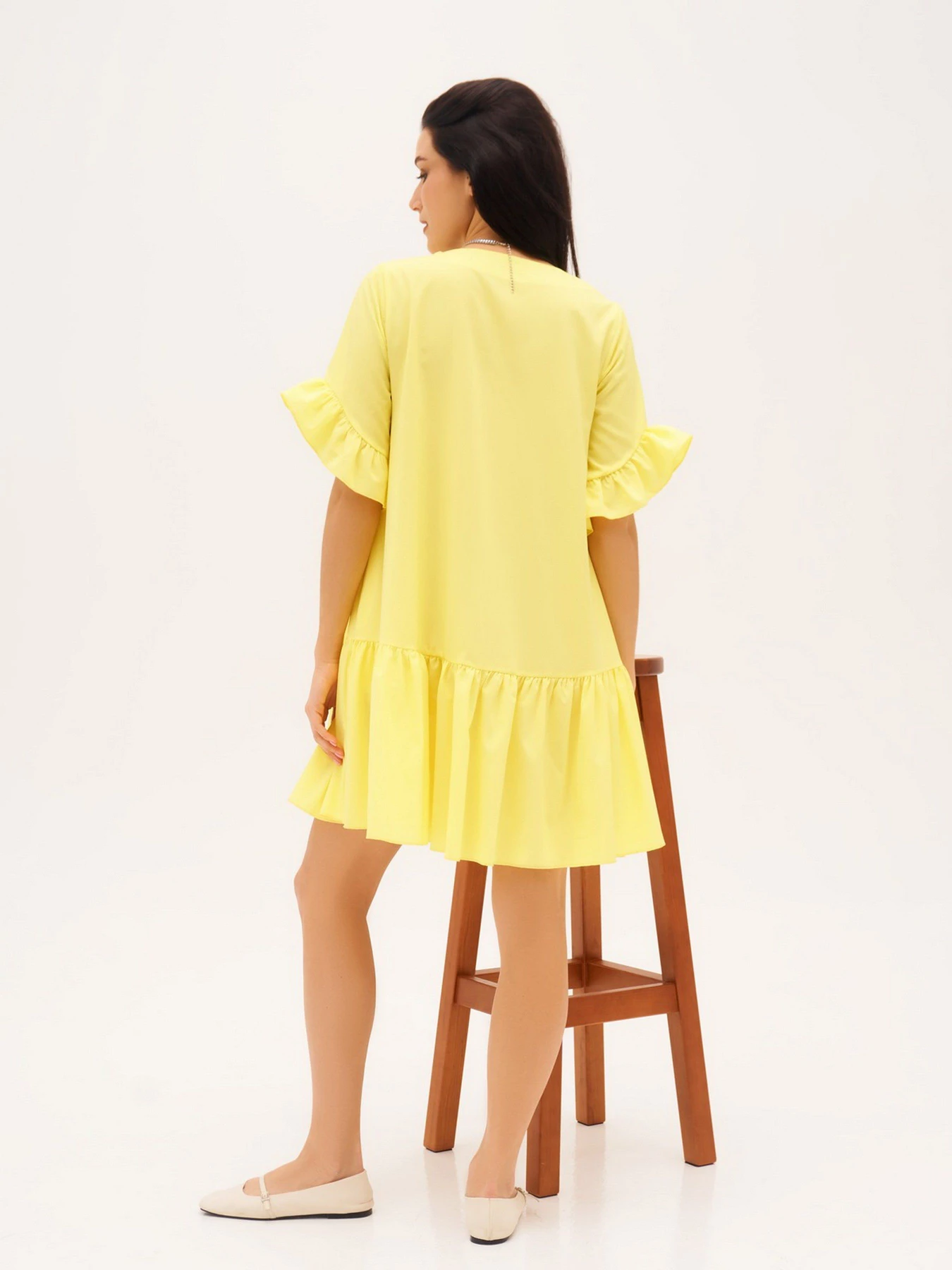 Платья ISSA Plus модель 13306_yellow Фото