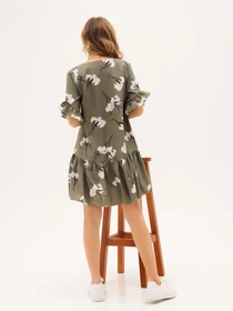Платья ISSA Plus модель 13307_khaki Фото