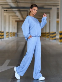 Костюмы ISSA Plus модель 15858_голубой Фото