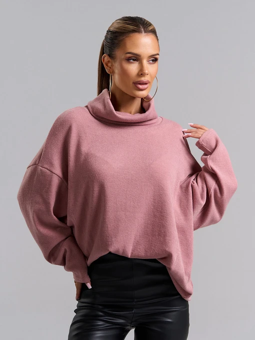 Свитры и кардиганы ISSA Plus модель 15891_розовый Фото