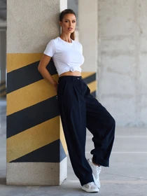 Штани ISSA Plus модель SA-767_черный Фото