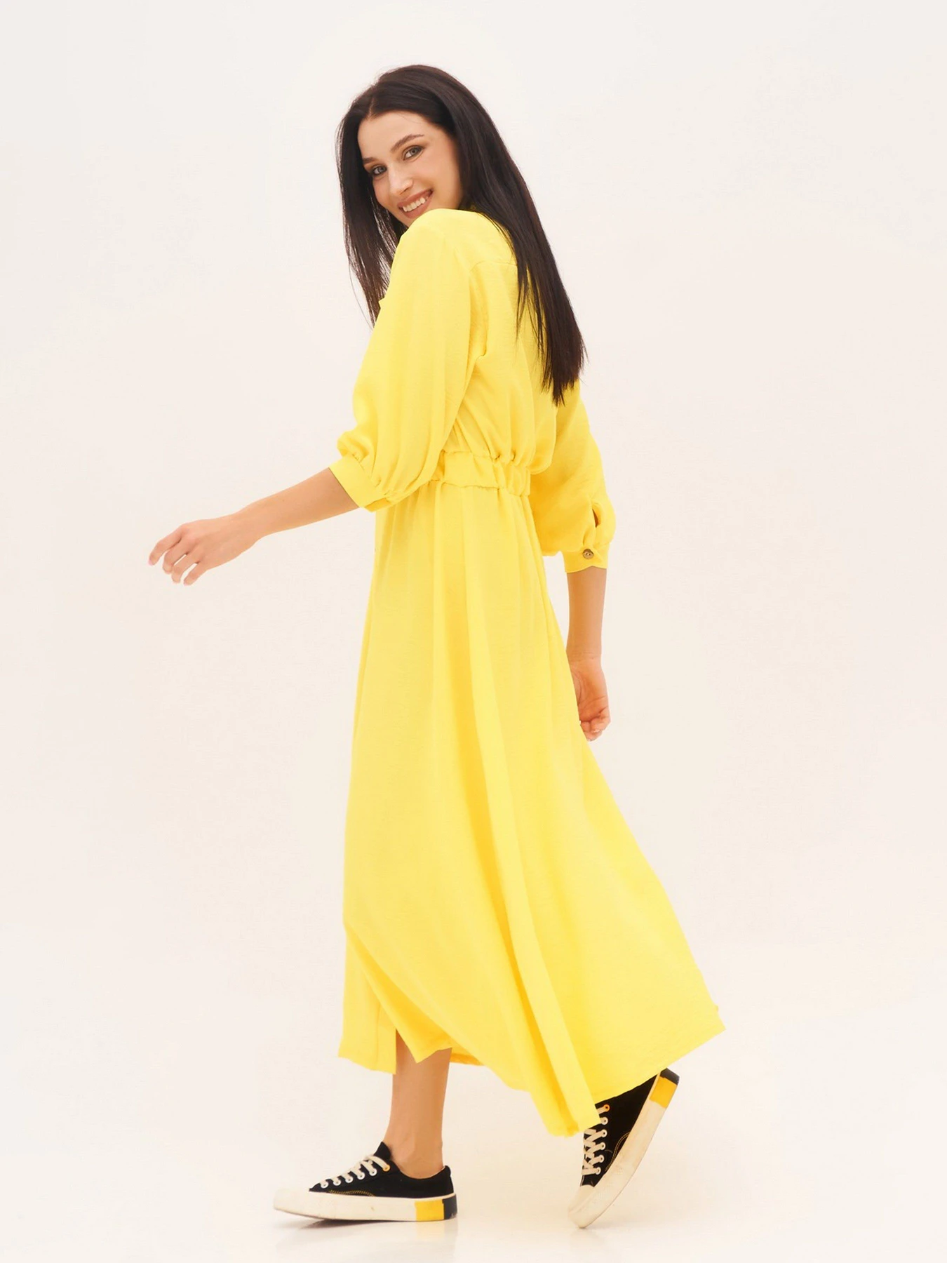 Платья ISSA Plus модель SA-169_yellow Фото
