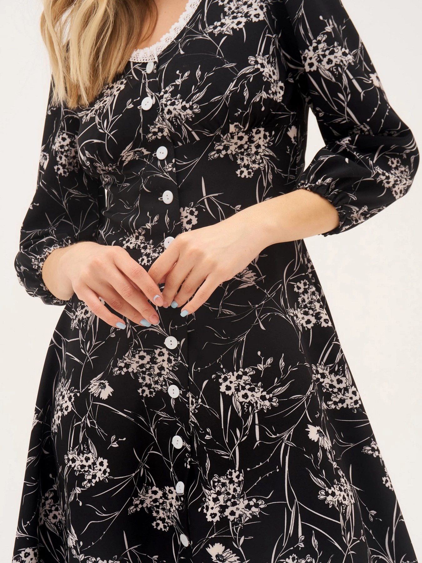 Платья ISSA Plus модель SA-393_black Фото