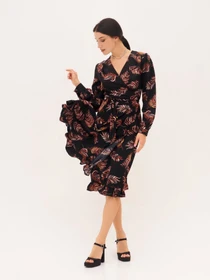 Платья ISSA Plus модель SA-394_black Фото