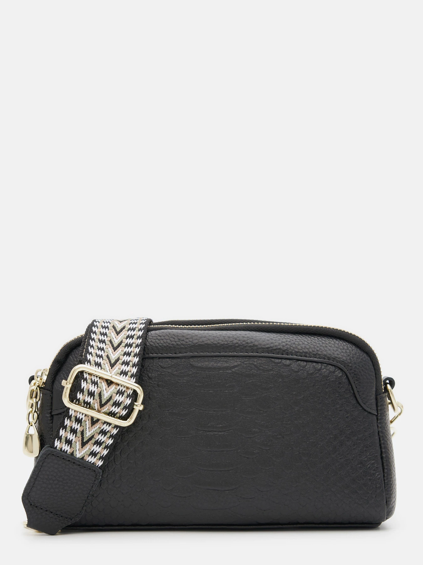 Сумки Borsa Leather модель K12237bl-black Фото