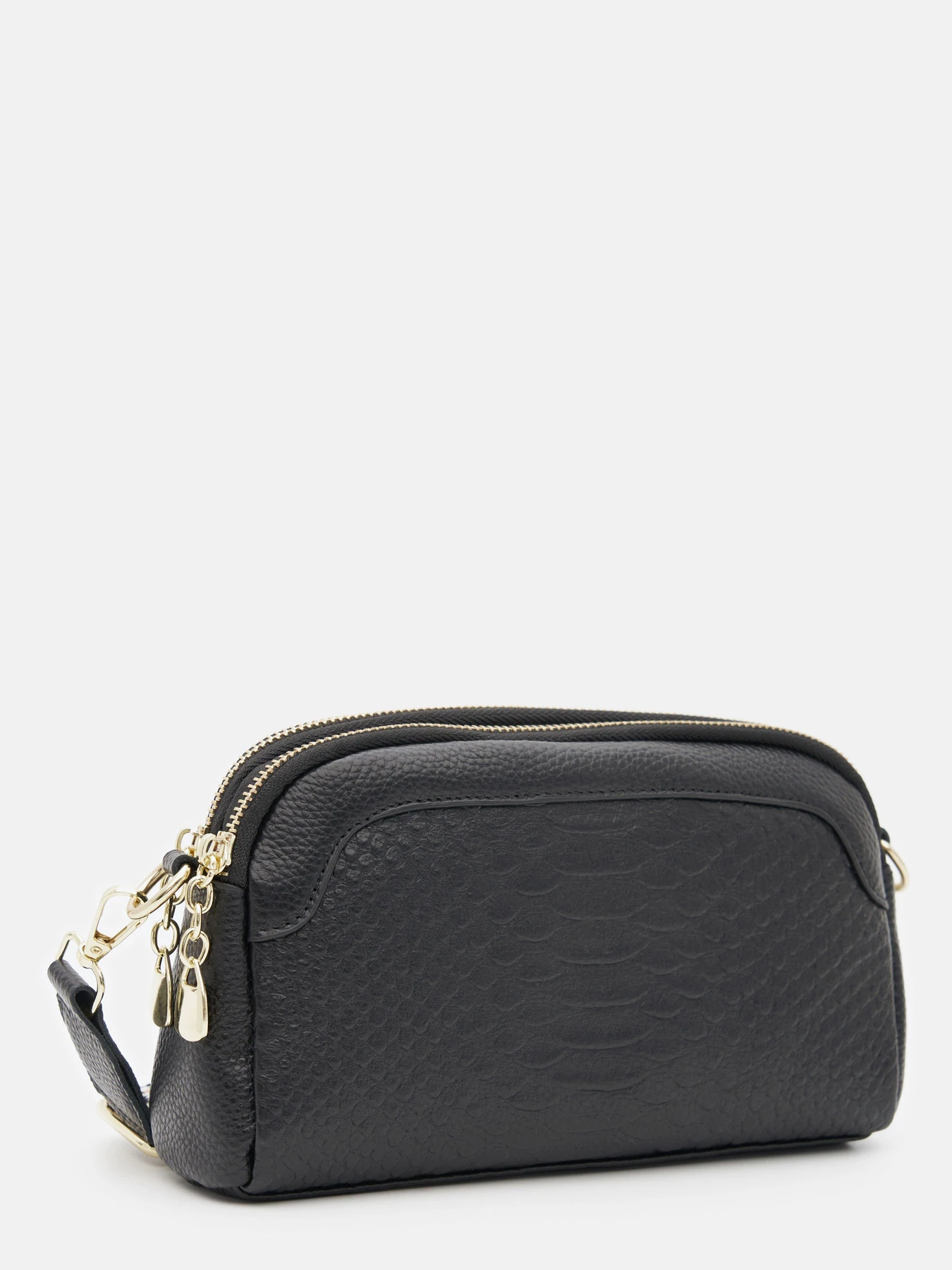 Сумки Borsa Leather модель K12237bl-black Фото