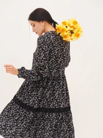 Платья ISSA Plus модель SA-395_black Фото