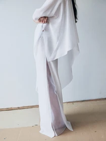 Брюки BUDZIKO Canvas модель DVDNK-PTS-WHT-SS26 Фото
