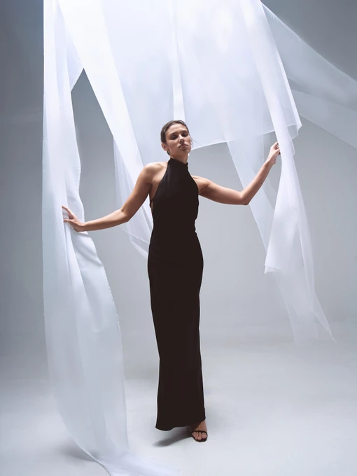 Платья BUDZIKO Elodie модель ELD-DRS-BLCK-SS25 Фото