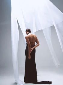 Платья BUDZIKO Elodie модель ELD-DRS-BLCK-SS25 Фото