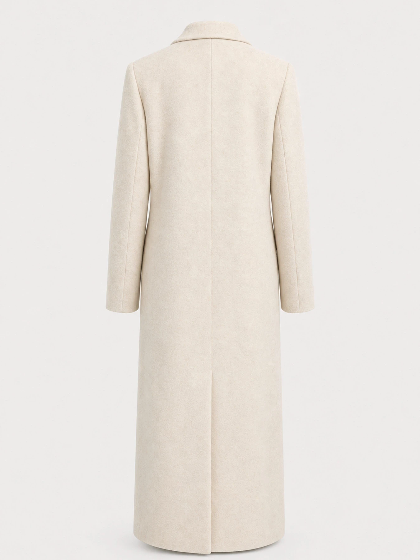 Пальто и плащи BUDZIKO Copenhagen модель BUD-copenhagen-milky-white-woolen-coat Фото