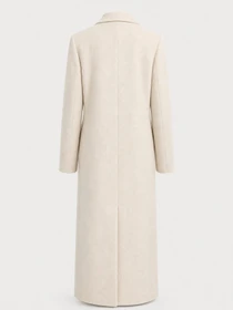 Пальто и плащи BUDZIKO Copenhagen модель BUD-copenhagen-milky-white-woolen-coat Фото