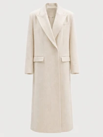 Пальто и плащи BUDZIKO Copenhagen модель BUD-copenhagen-milky-white-woolen-coat Фото