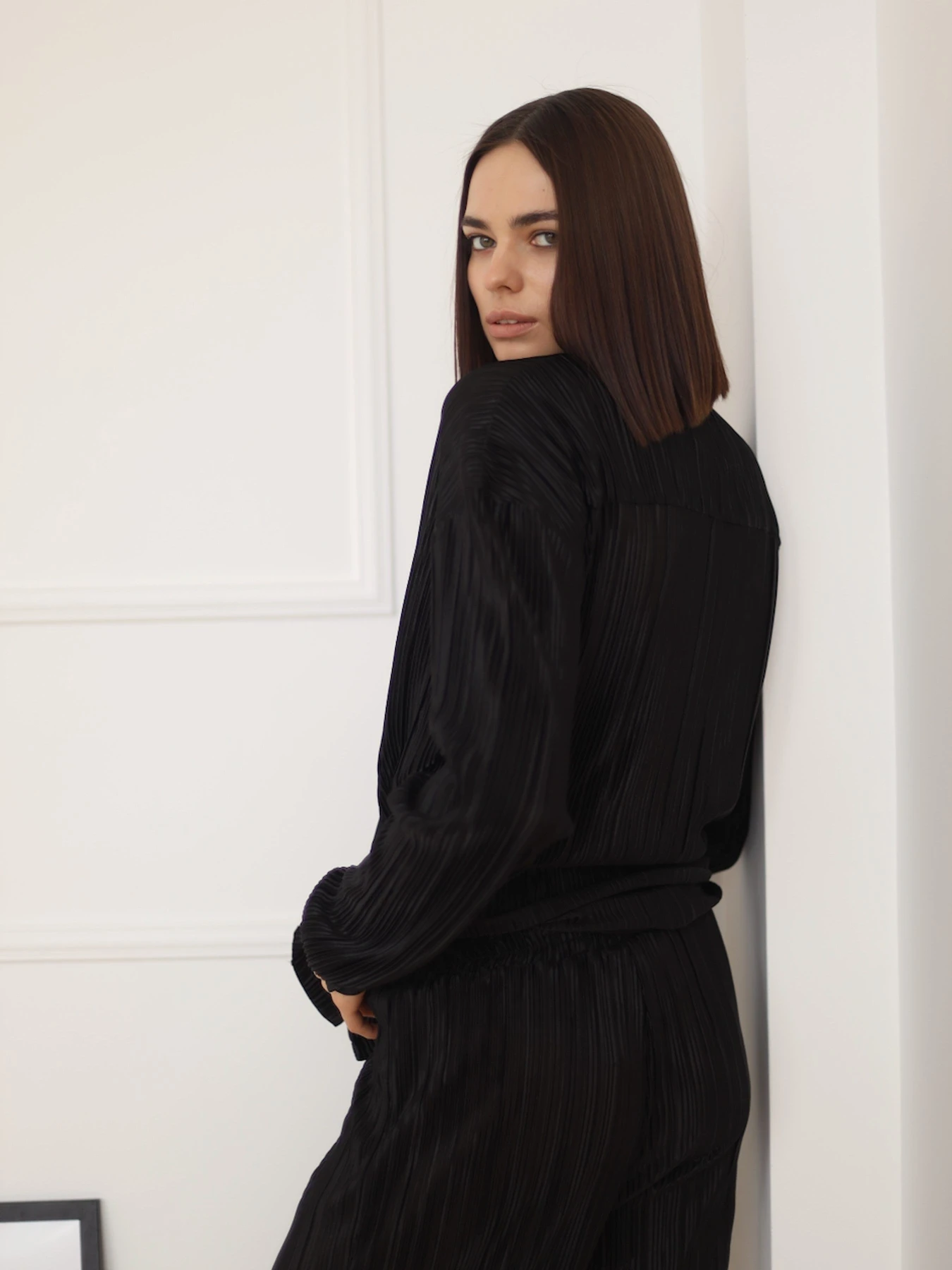 Рубашки BUDZIKO Amelia модель AML-BLCK-SHRT-SS22 Фото