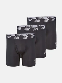 Нижнее белье New Balance Mens Premium 6" Boxer (3 шт) модель LAU13001BKK Фото