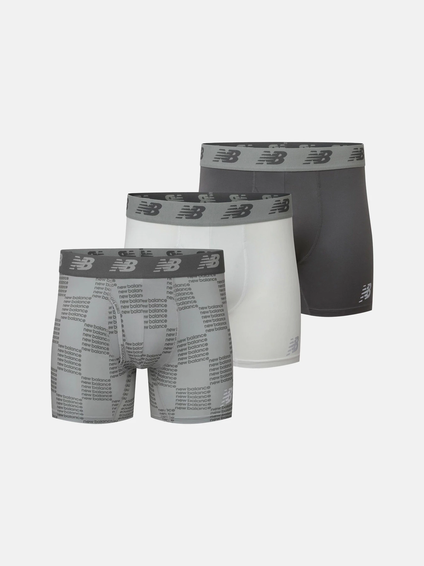 Нижнее белье New Balance Mens Premium 6 Boxer Brief (3 шт.) модель LAU13001FNG Нижнее белье New Balance Mens Premium 6 Boxer Brief (3 шт.) модель LAU13001FNG Фото