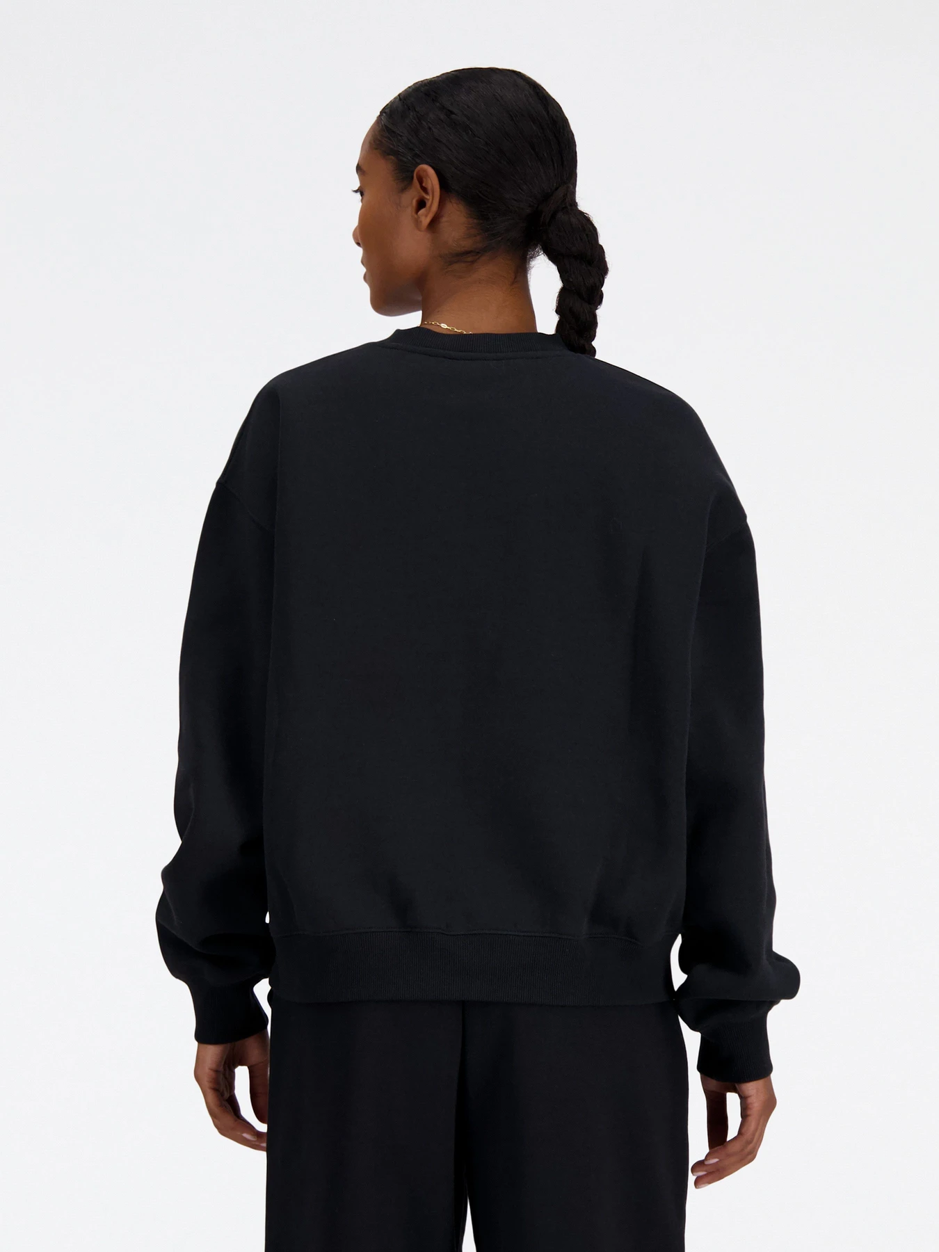Худи и свитшоты New Balance Sport Essentials Fleece Crew модель WT41511BK Худи и свитшоты New Balance Sport Essentials Fleece Crew модель WT41511BK Фото