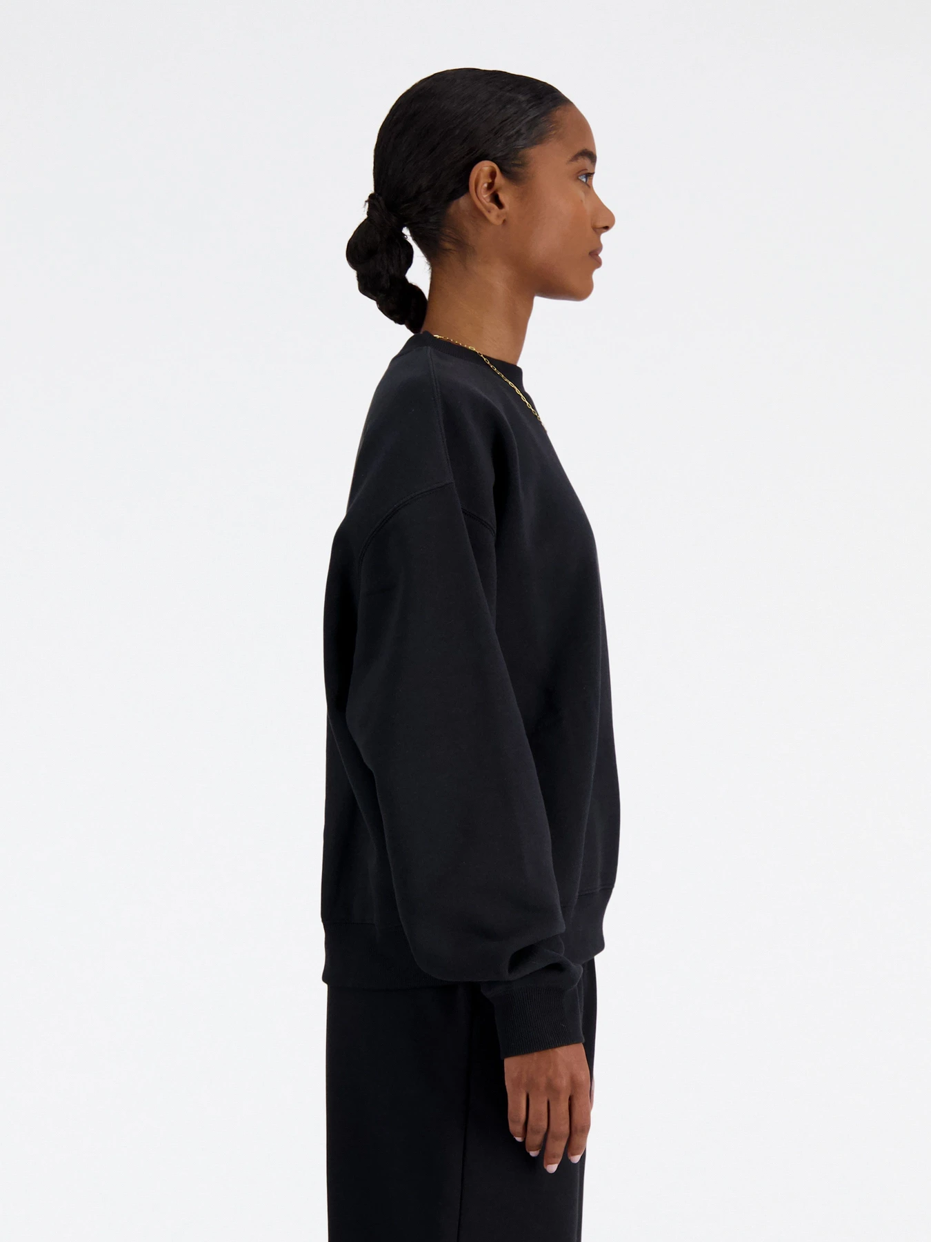 Худи и свитшоты New Balance Sport Essentials Fleece Crew модель WT41511BK Худи и свитшоты New Balance Sport Essentials Fleece Crew модель WT41511BK Фото