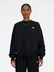 Худи и свитшоты New Balance Sport Essentials Fleece Crew модель WT41511BK Фото