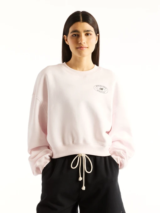 Худі та світшоти New Balance Reimagined Fleece Crew модель WT62J59PAAA Фото