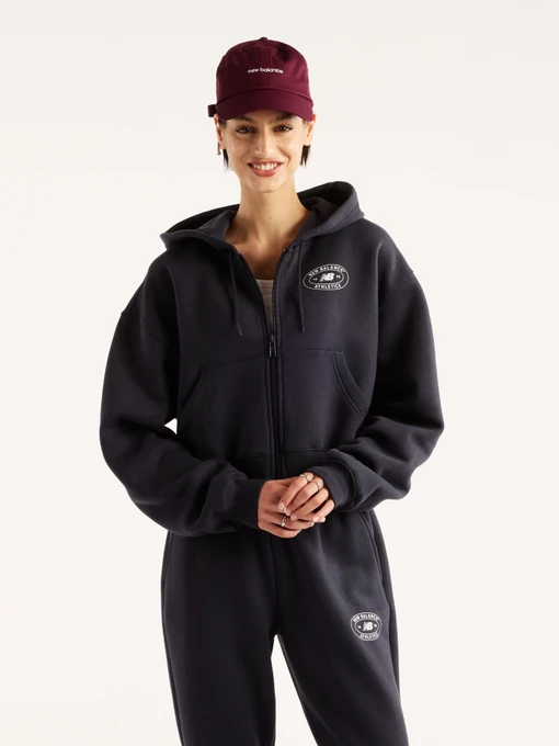 Худі та світшоти New Balance Reimagined Fleece Full Zip модель WJ62C4N2DNT Фото