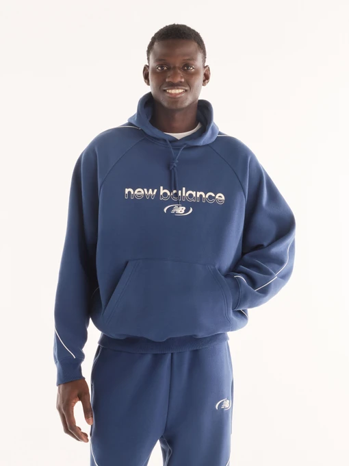 Худі та світшоти New Balance Trackside Fleece модель MT62Y14PNNY Фото