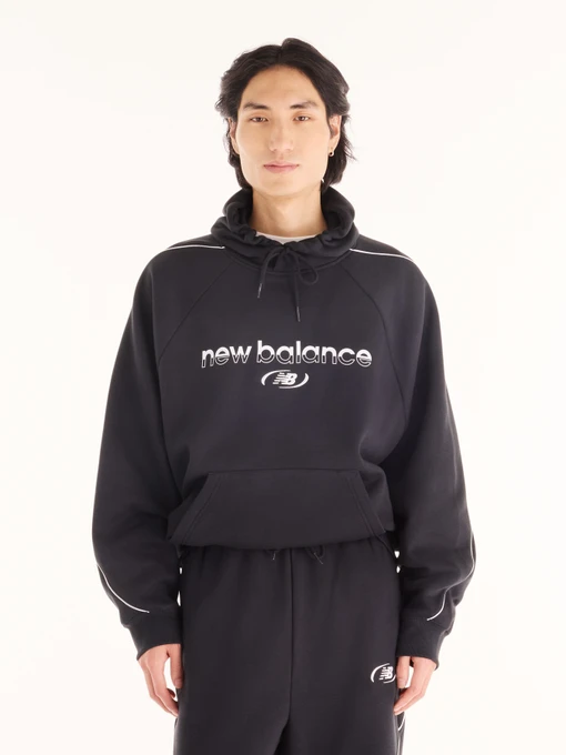 Худи и свитшоты New Balance Trackside Fleece модель MT62Y14PBK Фото